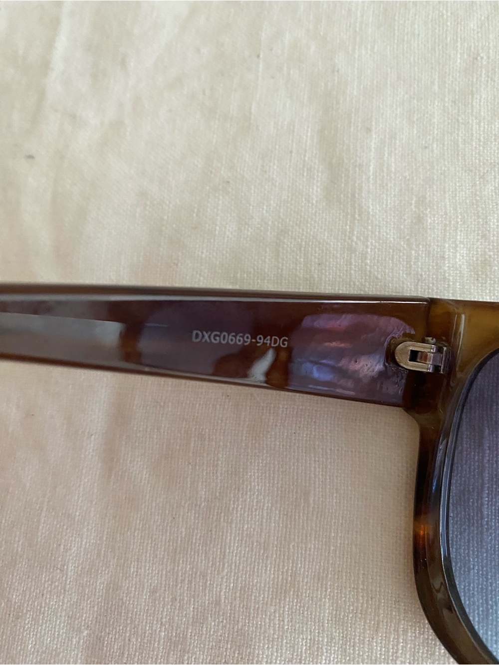 Anthropologie Brown Tortoiseshell Shield Sunglasses with Gradient Smoke Lenses - Picture 7 of 16
